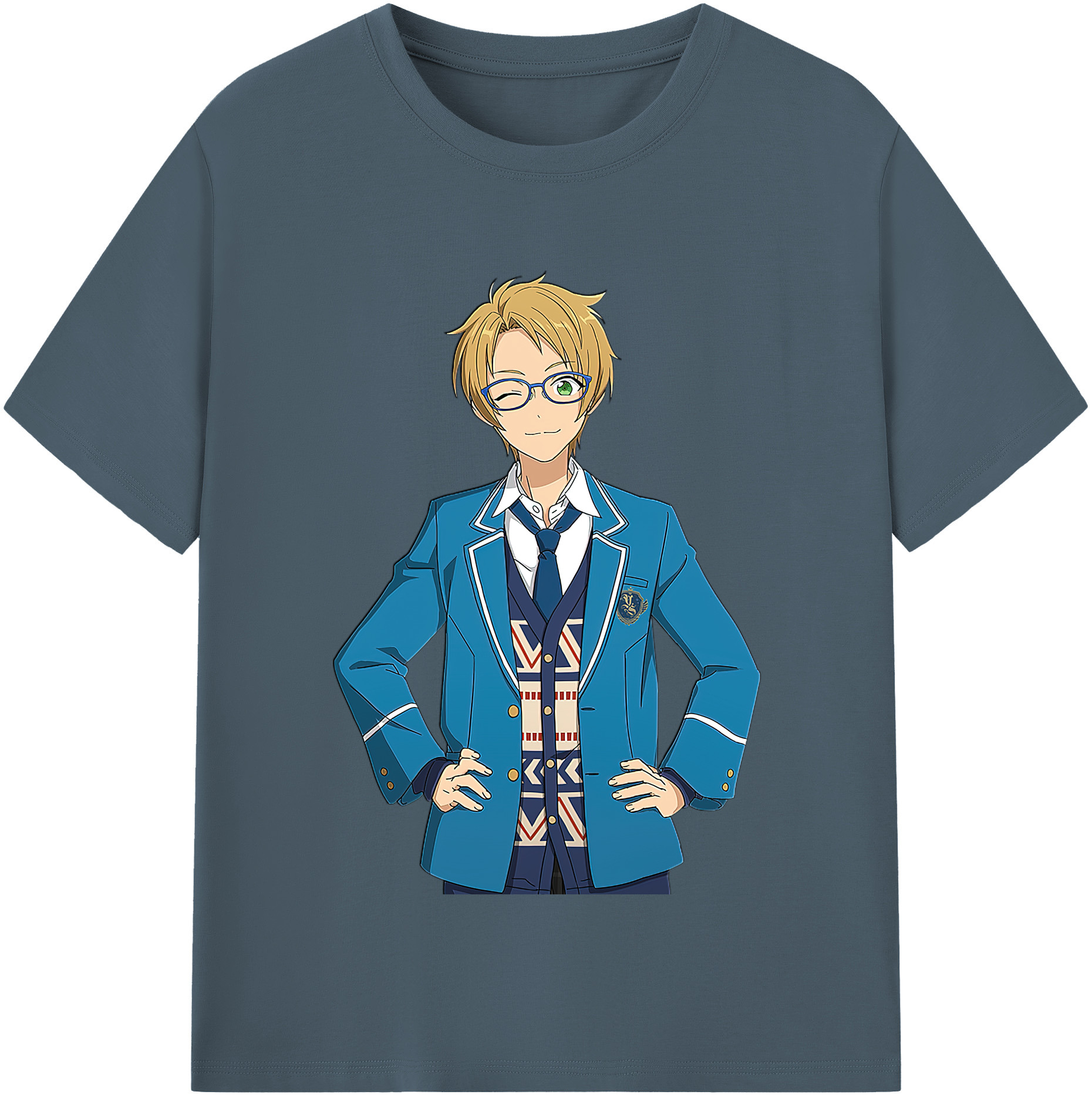 （画像用） あんさんぶるスターズ! Ensemble Stars 綿100％半袖Tシャツ（フロントプリント）
